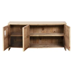 Buffet en bois recyclé FSC 3 portes NELSON