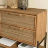 Buffet enfilade 150 cm en teck recyclé 4 tiroirs SWING