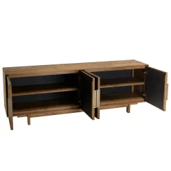 Buffet enfilade en teck 4 portes 180 cm SWING