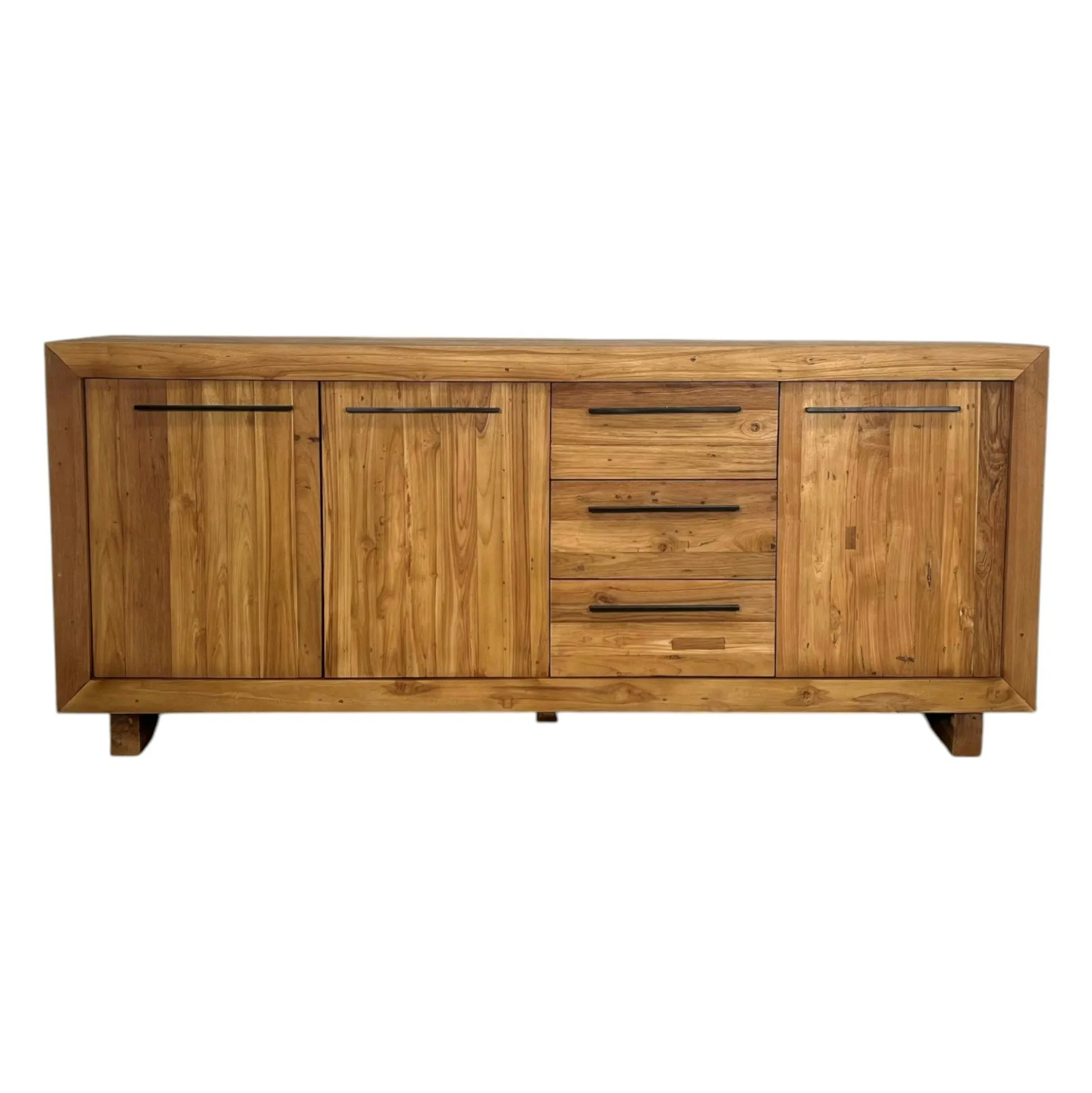 Buffet enfilade en teck recyclé naturel KERALA