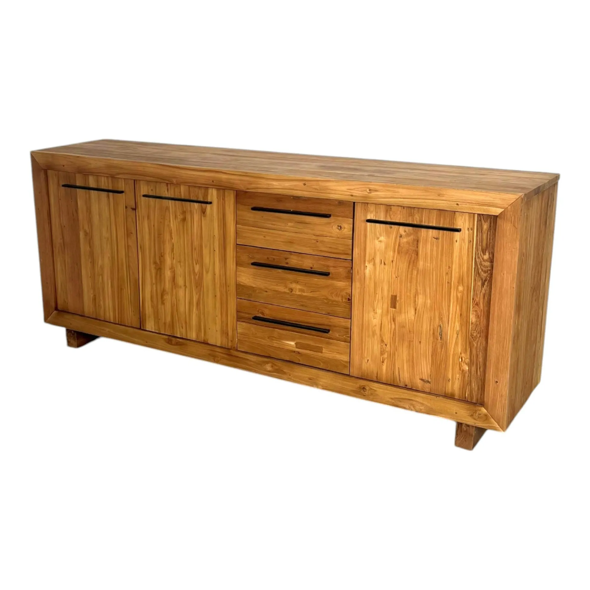 Buffet enfilade en teck recyclé naturel KERALA