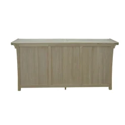 Buffet Enfilade Hévéa 6 portes, 3 tiroirs 190x50x91cm MAORI