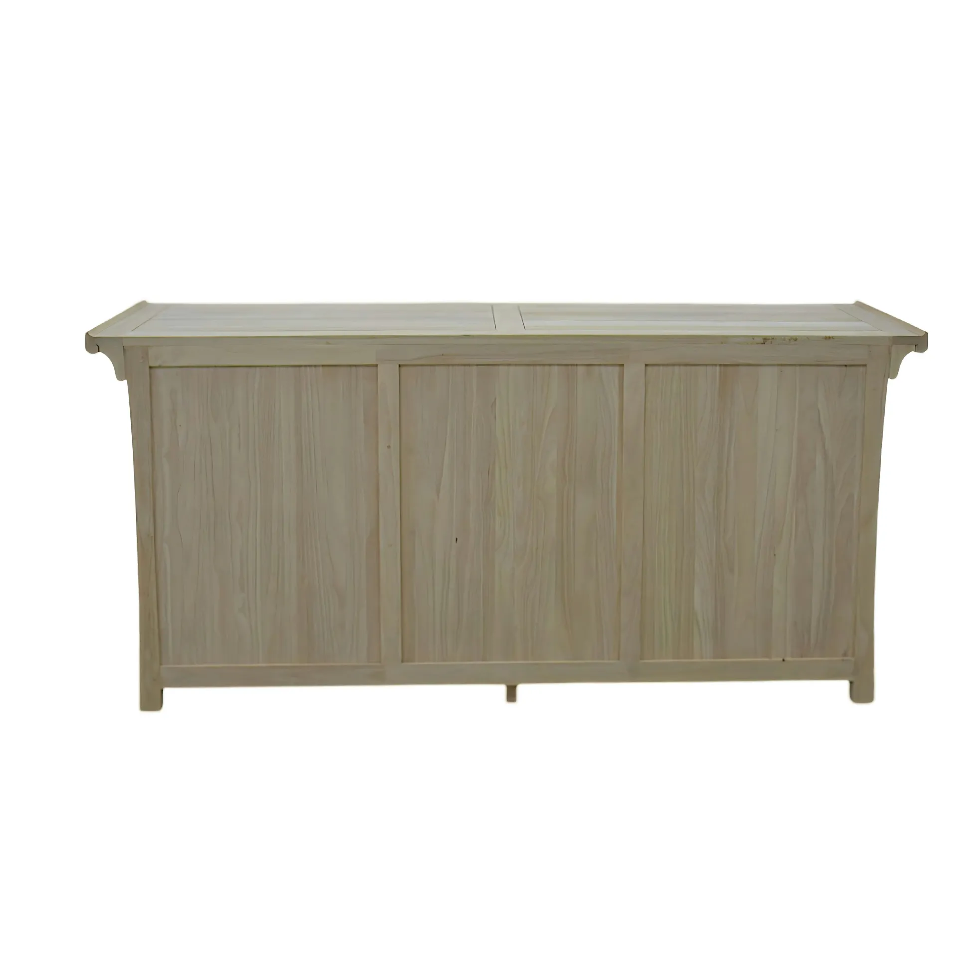 Buffet Enfilade Hévéa 6 portes, 3 tiroirs 190x50x91cm MAORI