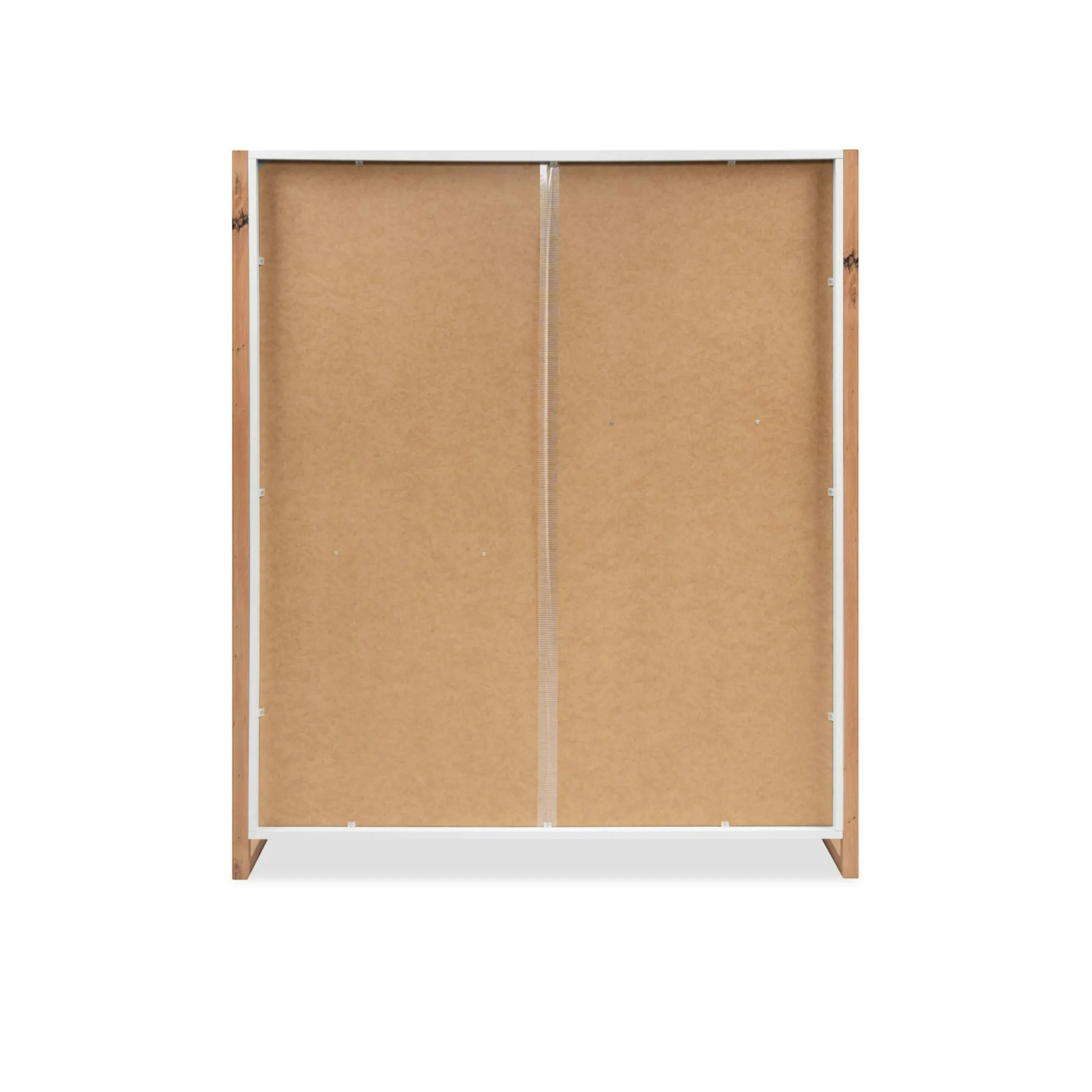 Buffet haut blanc 2 portes 2 tiroirs ALVA