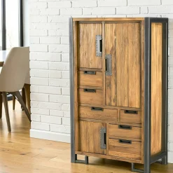 Buffet haut bois de teck naturel CANADA