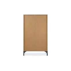 Buffet haut décor bois 2 portes 2 tiroirs KARVI