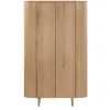 Buffet haut design en chêne clair 2 portes LOREN