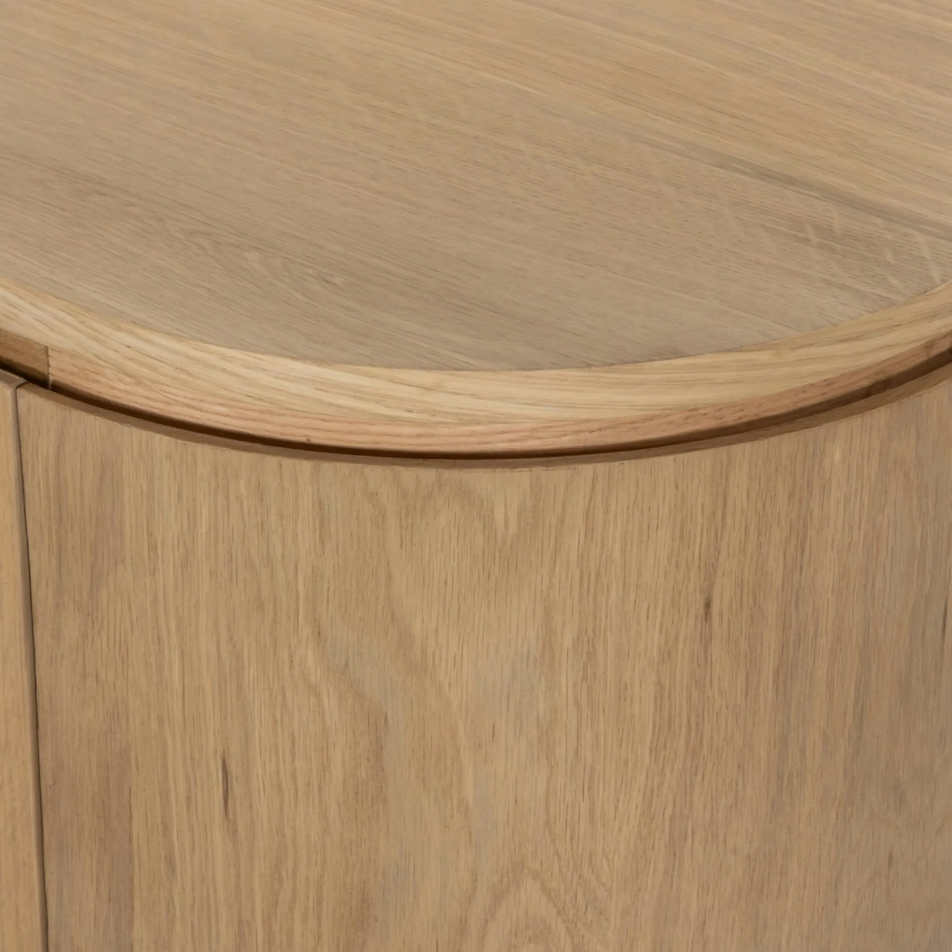 Buffet haut design en chêne clair 2 portes LOREN