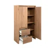 Buffet haut effet bois 2 portes 2 tiroirs ALVA