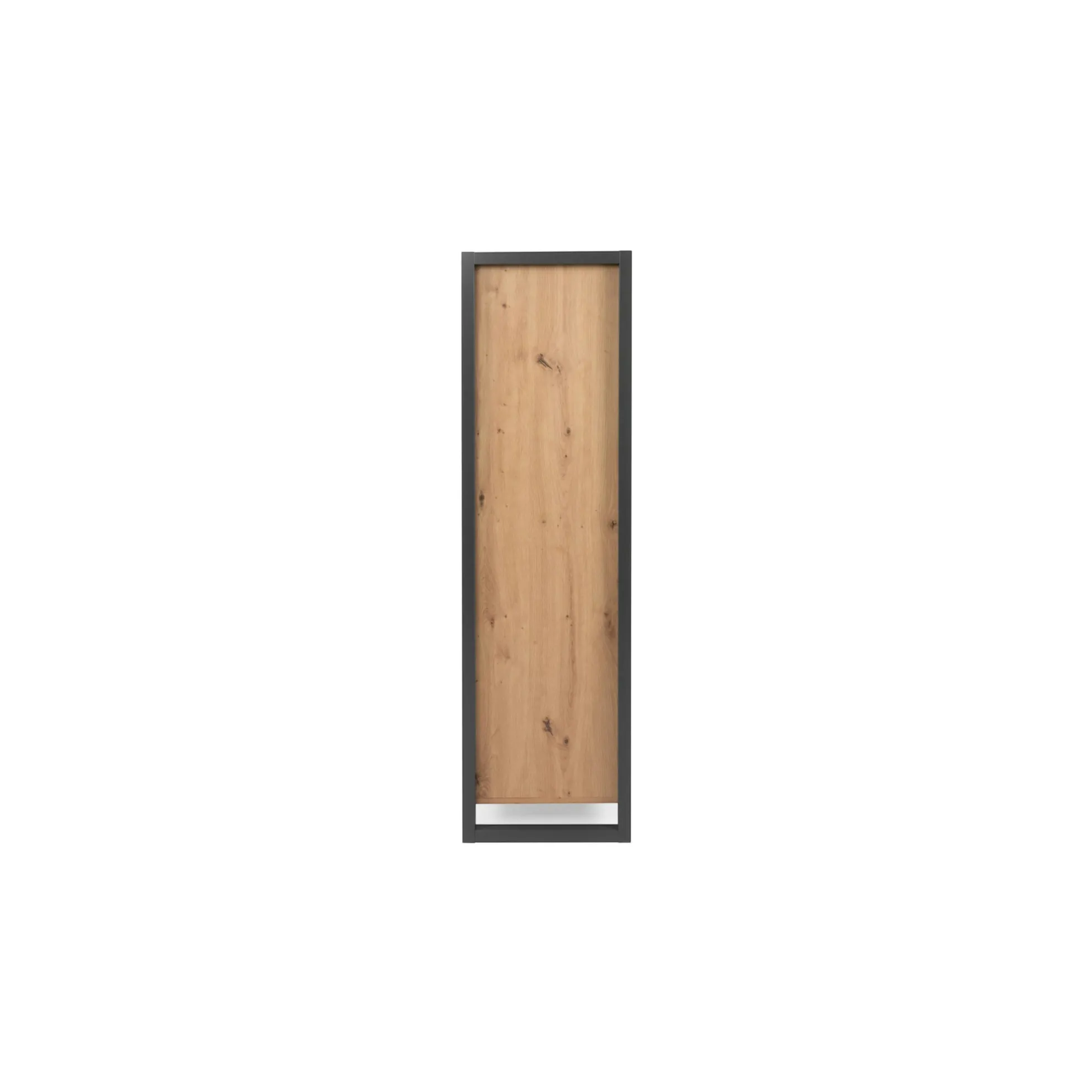 Buffet haut effet chêne 2 portes 2 tiroirs ALVA