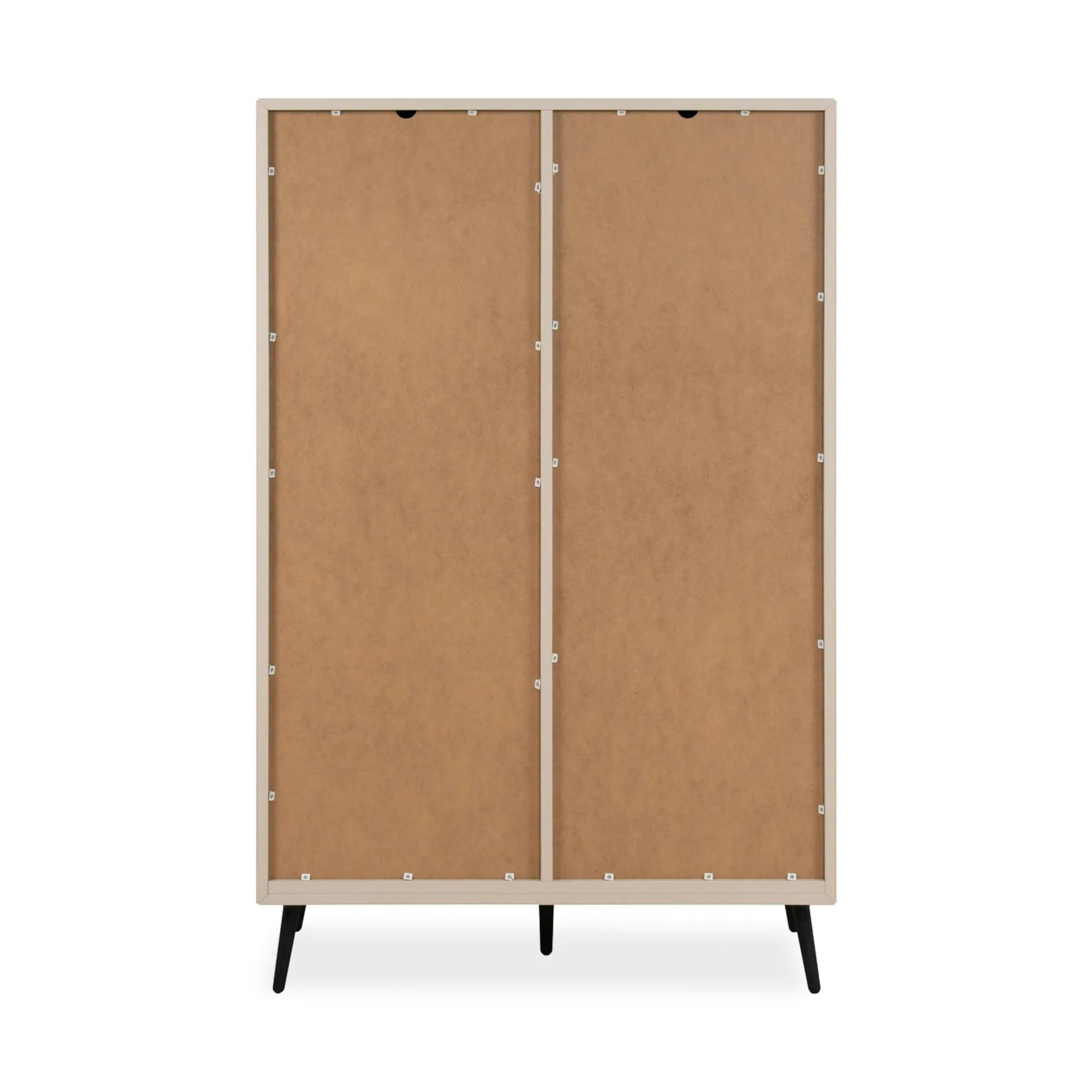 Buffet haut taupe 4 portes 2 tiroirs AVIO