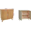 Buffet Hévéa 2 portes 90x42x85cm SIXTIES