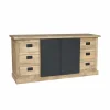 Buffet industriel moderne à portes coulissantes 200 cm CEYLAN