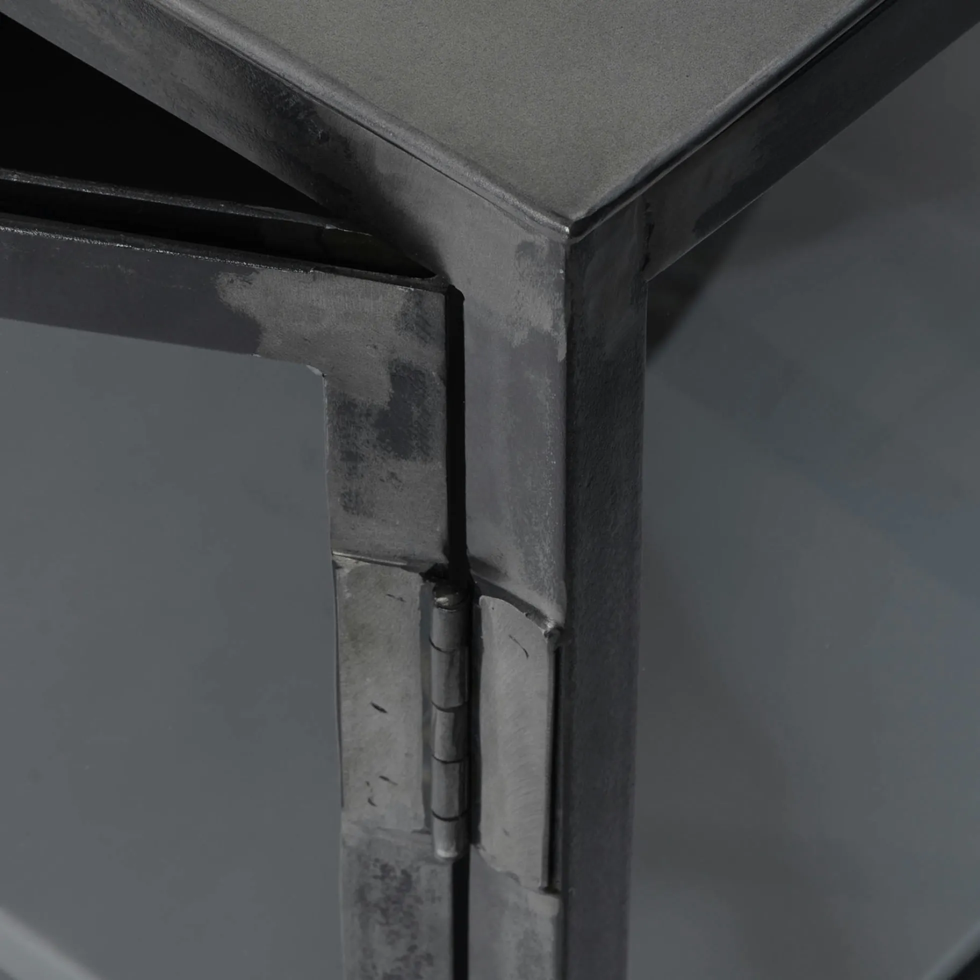 Buffet industriel métal verre ROADIES