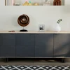 Buffet moderne en chêne blanc 200 cm ZONZA
