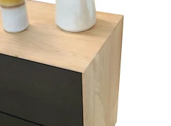 Buffet moderne en chêne blanc 200 cm ZONZA
