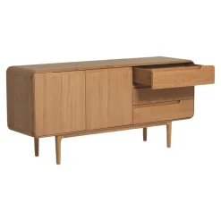 Buffet moderne en chêne clair 2 portes DERBY