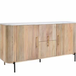 Buffet moderne en marbre et bois MASSA