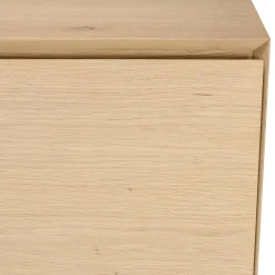 Buffet moderne 4 portes bois couleur naturelle MAYENCE