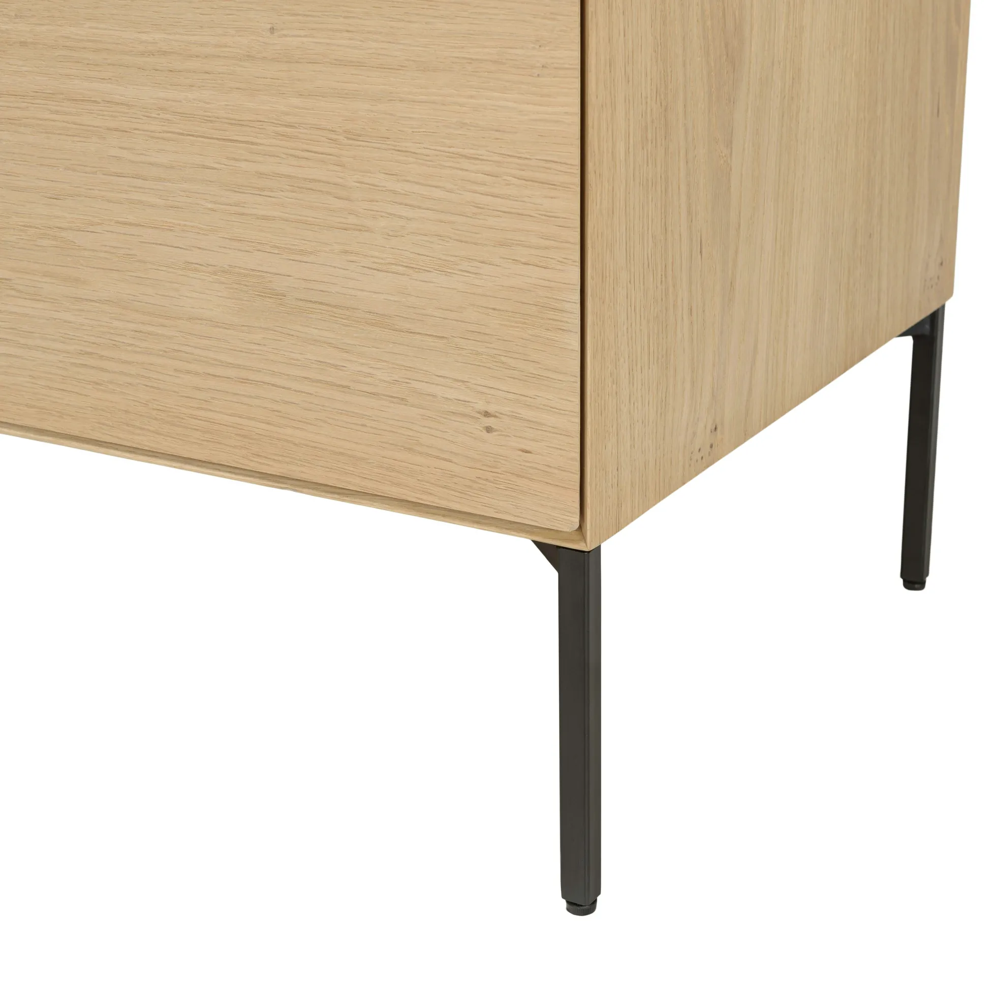 Buffet moderne 4 portes bois couleur naturelle MAYENCE