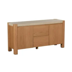 Buffet moderne 2 portes, 2 tiroirs TREVI