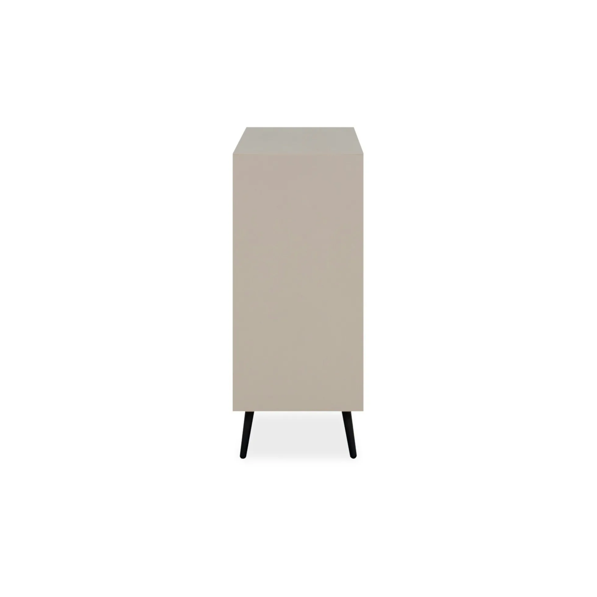 Buffet moderne taupe 2 portes 3 tiroirs AVIO