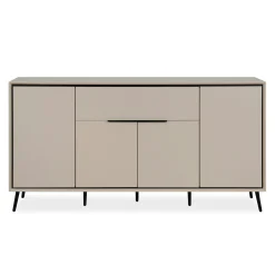 Buffet moderne taupe 4 portes 1 tiroir AVIO