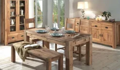 Buffet 3 portes chêne massif 150cm FJORD