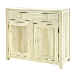 Buffet 2 portes exotique hévéa 100cm GALA