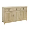 Buffet 3 portes exotique hévéa 147cm GALA