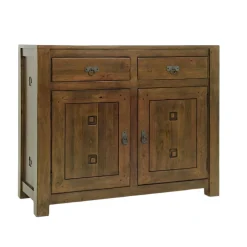Buffet 2 portes hévéa 110x45x90cm TESSA