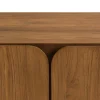 Buffet 3 portes 120x40cm en bois de teck recyclé SWING