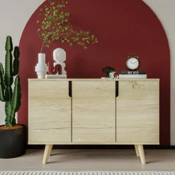 Buffet salle à manger moderne à poignées intégrées MARFA