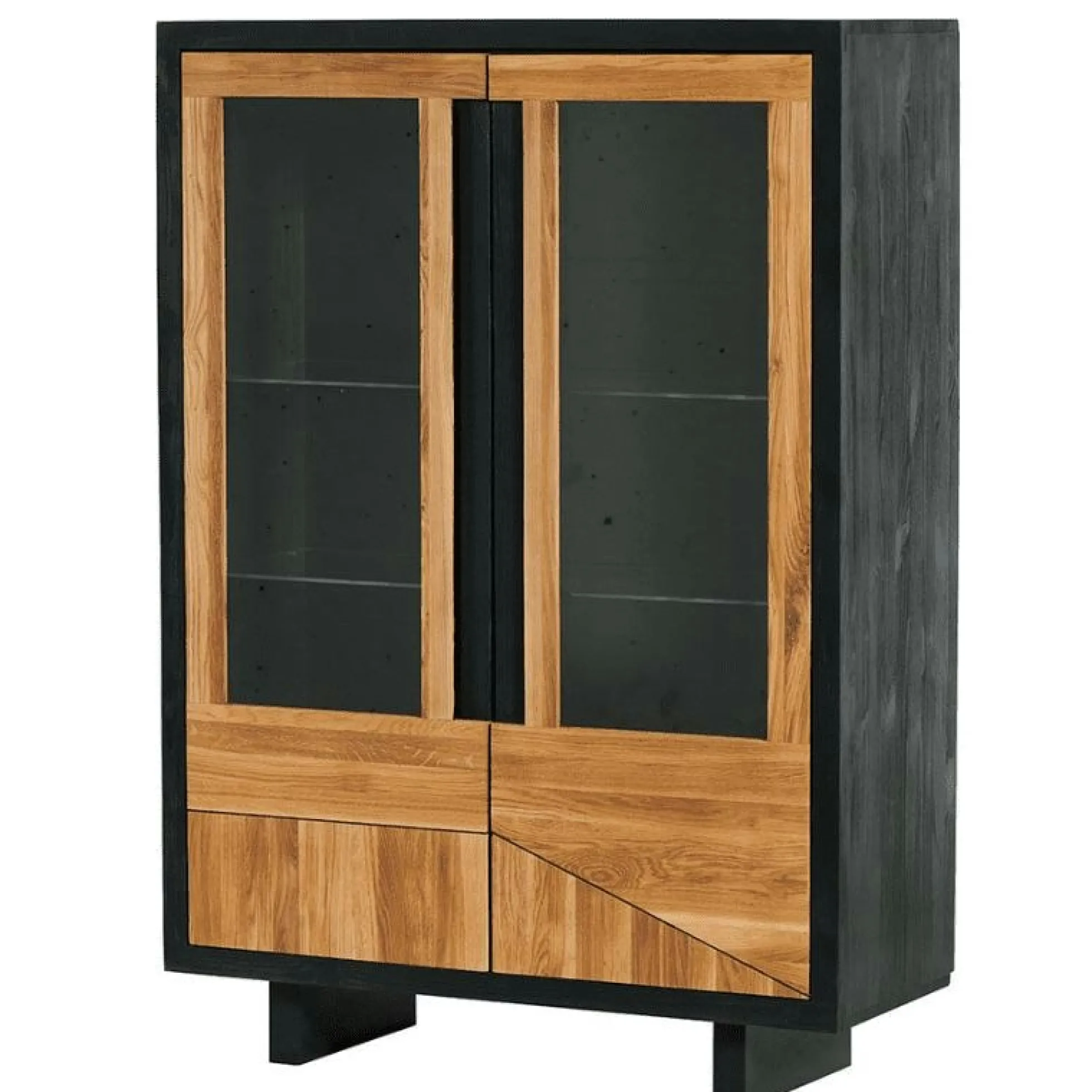 Buffet vitrine en bois FAIRLIE