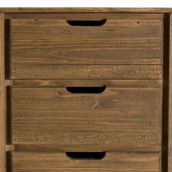 Bureau avec rangement en bois de sapin LIMA
