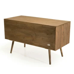 Bureau avec rangement en bois de sapin LIMA