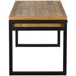 Bureau bois recyclé métal 2 tiroirs BRISBANE