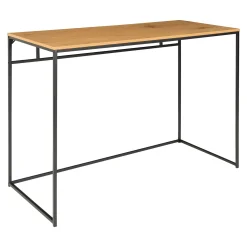 Bureau console design minimaliste effet bois clair TALLINN