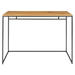 Bureau console design minimaliste effet bois clair TALLINN