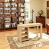 Bureau / Console Hévéa 3 niches 120x40x80cm ATTAN