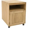 Caisson de bureau à roulettes hévéa 1 porte 60cm OLGA