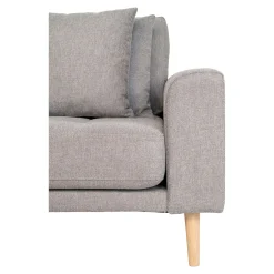 Canapé d'angle gris clair - côté gauche, 290 cm ROTTERDAM
