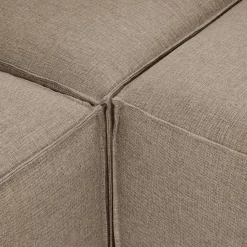 Canapé d'angle modulable taupe - côté droit SPELLO