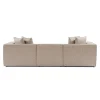Canapé en lin 3 places - beige sable COLLIOURE