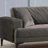Canapé 3 places anthracite avec couchage d’appoint JACA