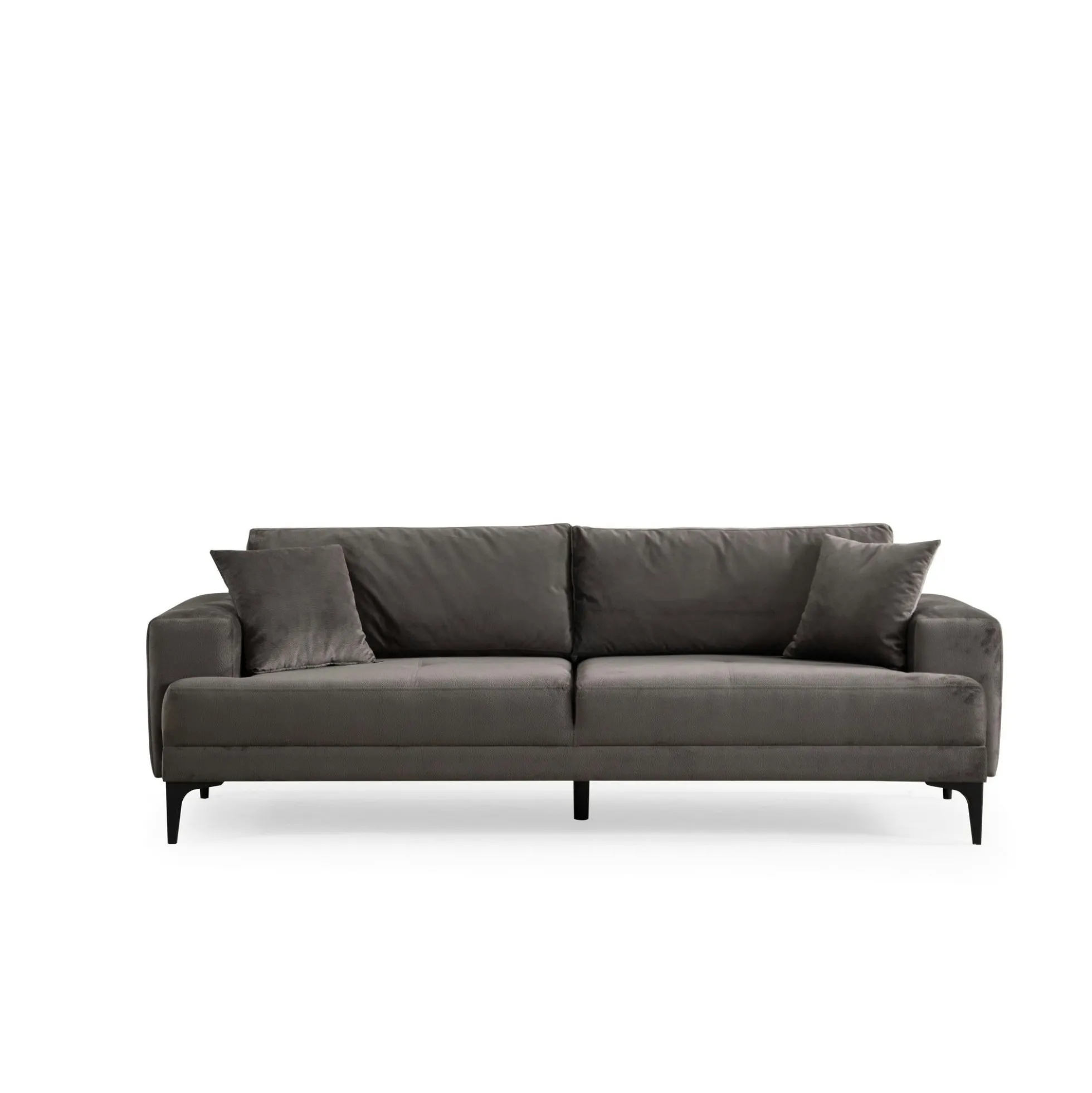 Canapé 3 places anthracite avec couchage d’appoint JACA