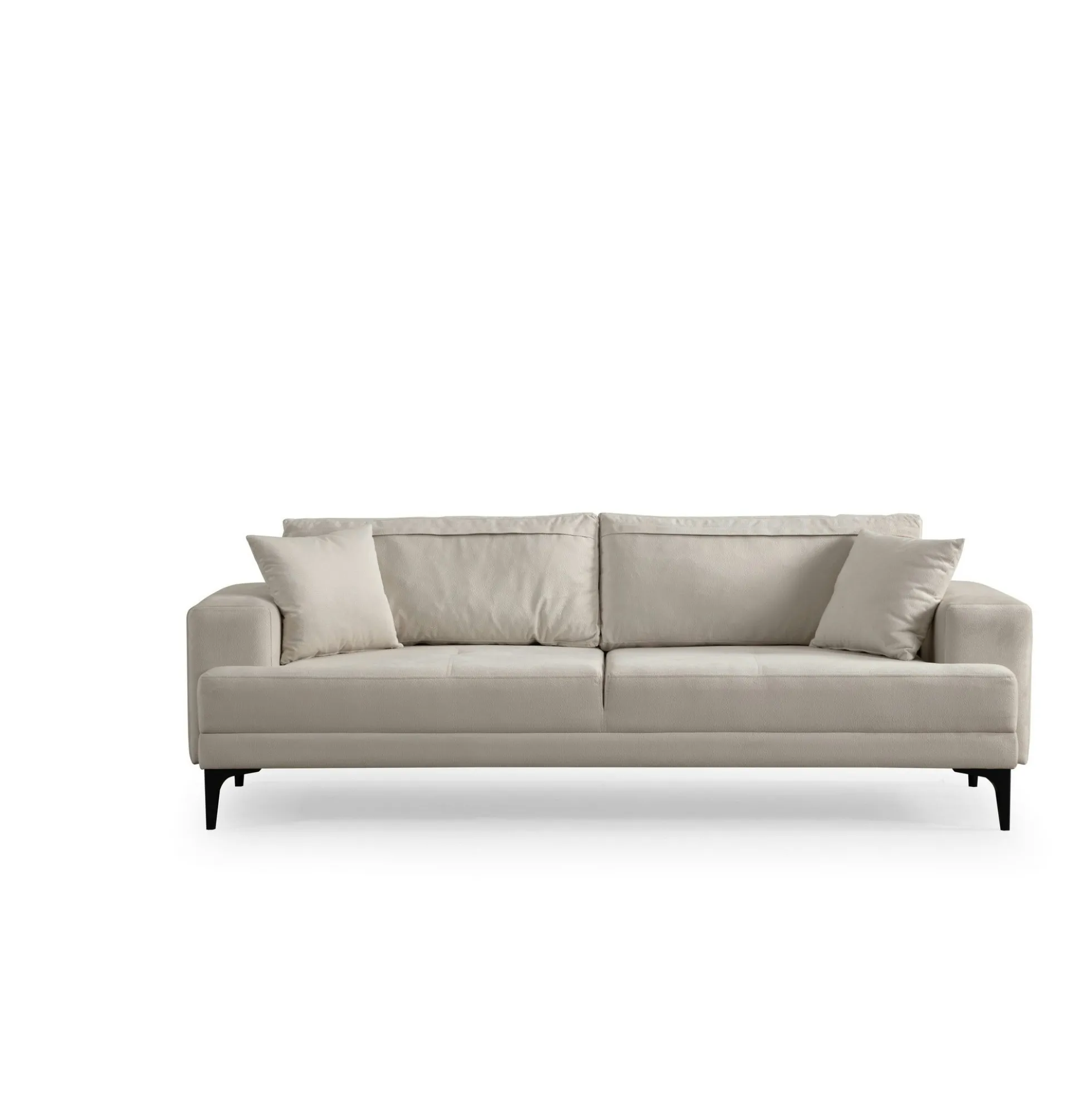 Canapé 3 places écru avec couchage d’appoint JACA