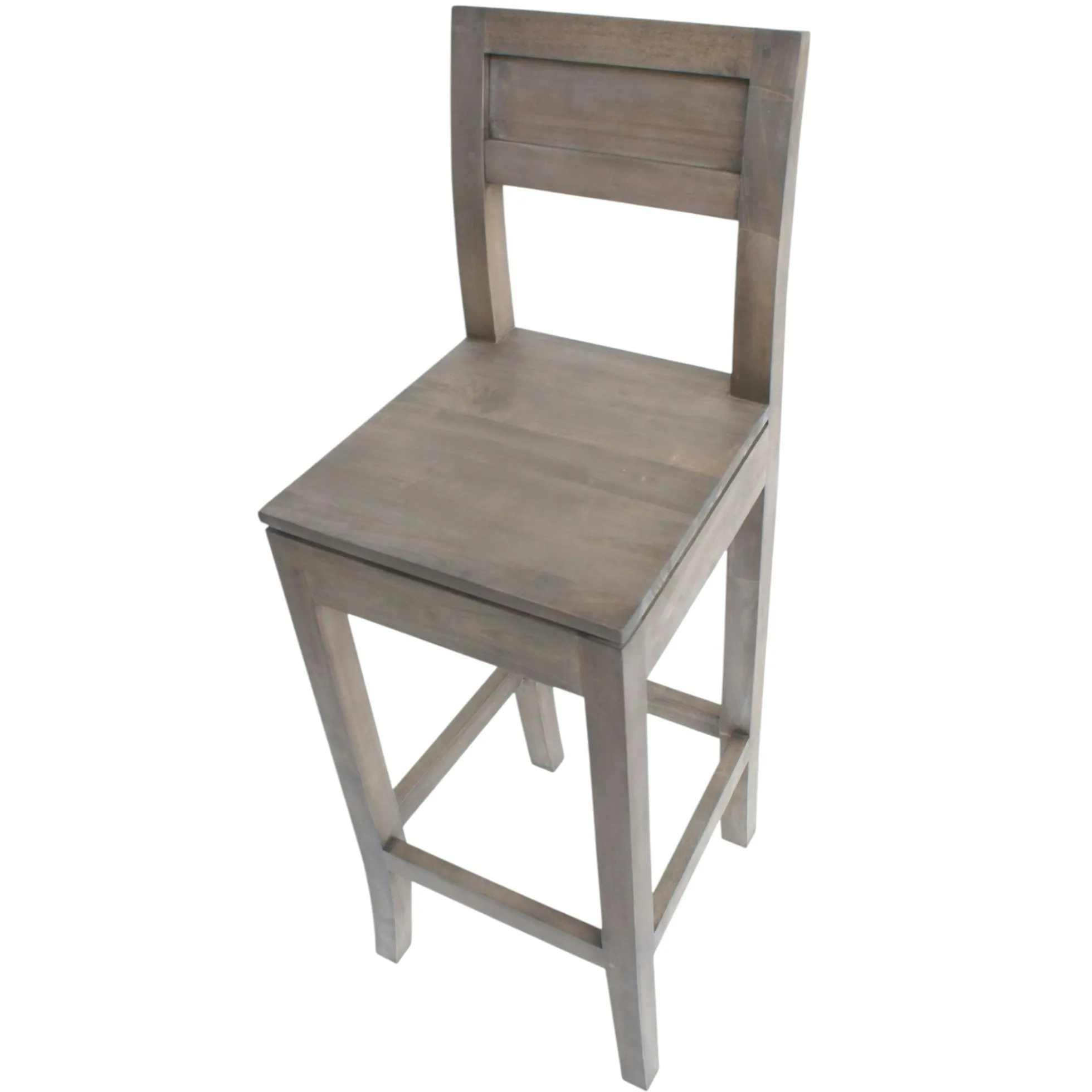 Chaise bar Hévéa avec dossier 38x41x105cm HELENA