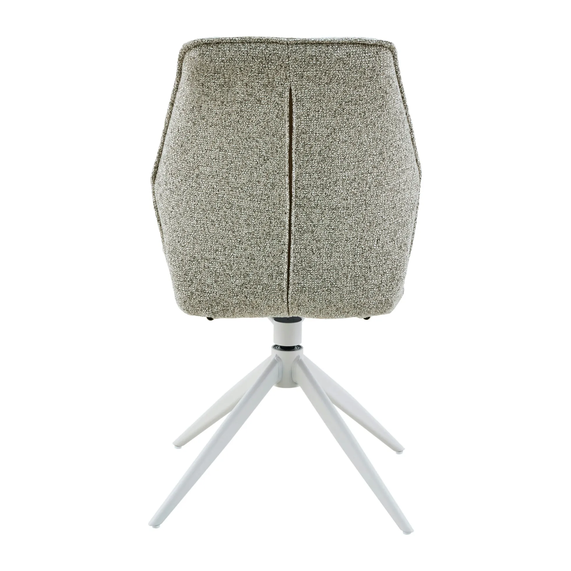 Chaise beige chiné pivotante (lot de 2) CORTINA