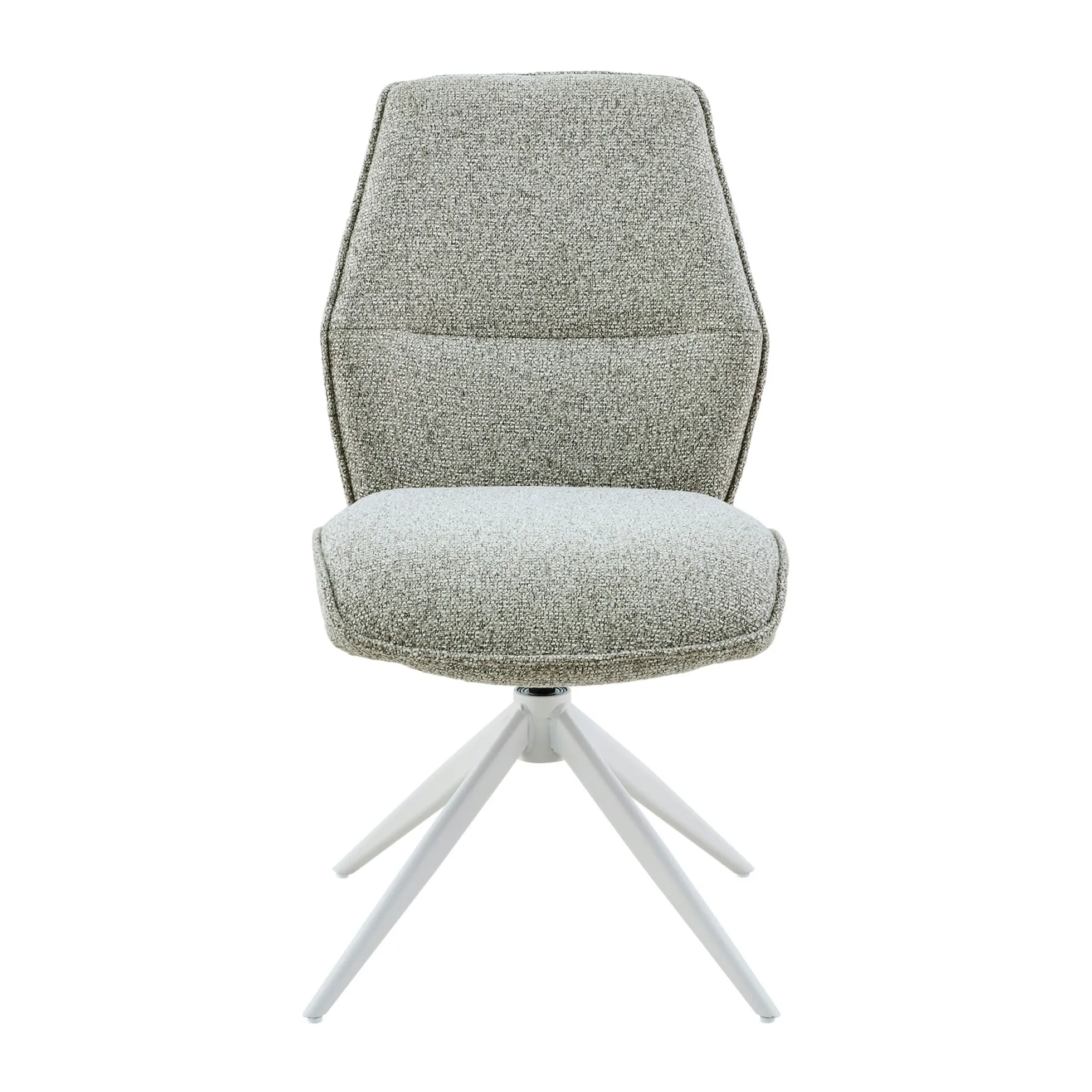 Chaise beige chiné pivotante (lot de 2) CORTINA